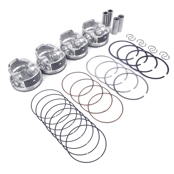  活塞套装 Pistons and Rings Kit S224-3959 for Chevy Equinox GMC Terrain Buick Regal 2.4L 2010-2017-3