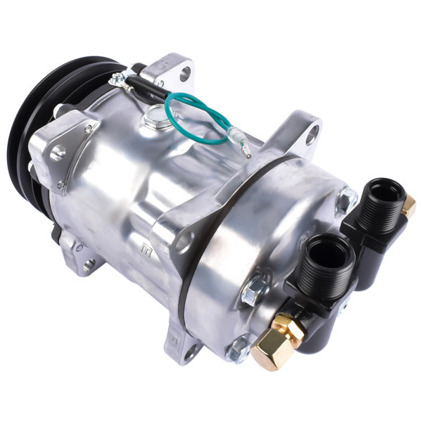 汽车空调压缩机 New Air Conditioning Compressor TM16 Shuttle Bus 12V with 2 Grooves Z0006398A-4