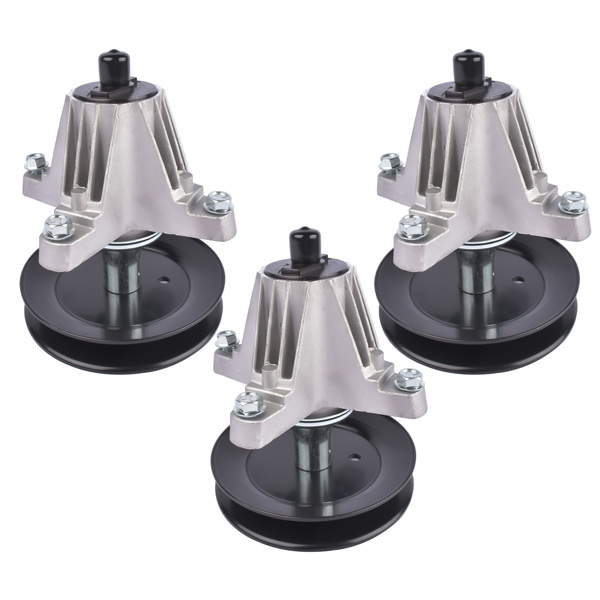  割草机配件刀架 3Pcs Spindle Assy for Cub Cadet ZT1-54 Columbia LT-36G Craftsman T85 T100 Z5800-2