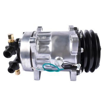 汽车空调压缩机 New Air Conditioning Compressor TM16 Shuttle Bus 12V with 2 Grooves Z0006398A