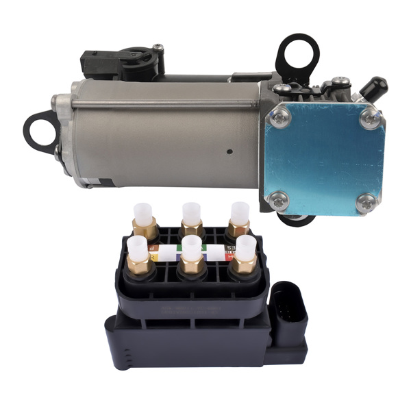 打气泵+分配阀 Air Suspension Compressor Pump + Valve Block For Mercedes-Benz GL320 GL350 GL450 ML320 ML350 ML450 ML500 ML63 AMG 1643200304 2123200358-6