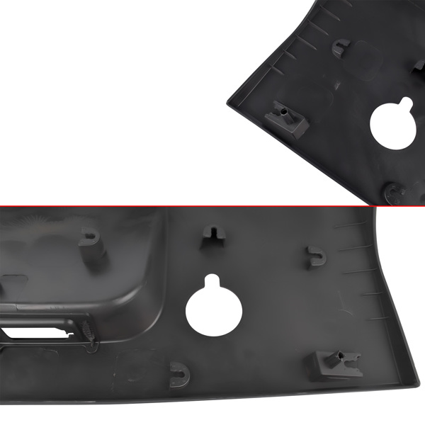 尾门饰条 Pair Weatherproof Rear Right + Left Door Lower Molding Set for Ford Transit 2015-2019-10