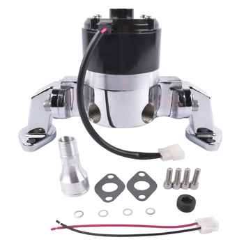 电子水泵 Chrome High Performance Aluminum Electric Water Pump for BBC Big Block Chevy 396 427 454 V8 Engines 8020C