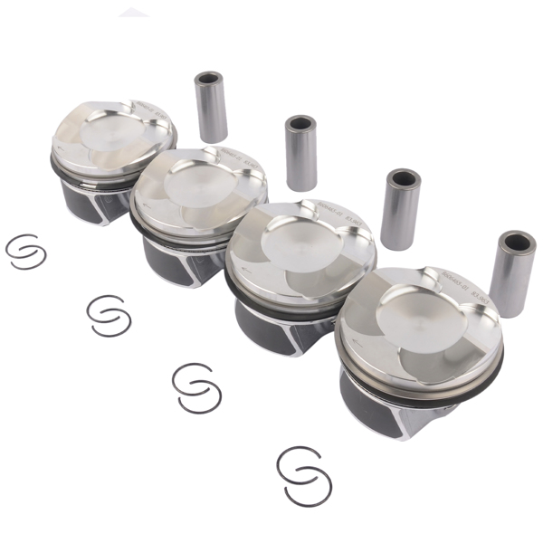 活塞环套装 Set of 4 Pistons + Rings Φ84mm / Φ22mm 11257640168 for BMW 320i 420i 420i 2.0 N20B20 11257618814 11258606461 -6