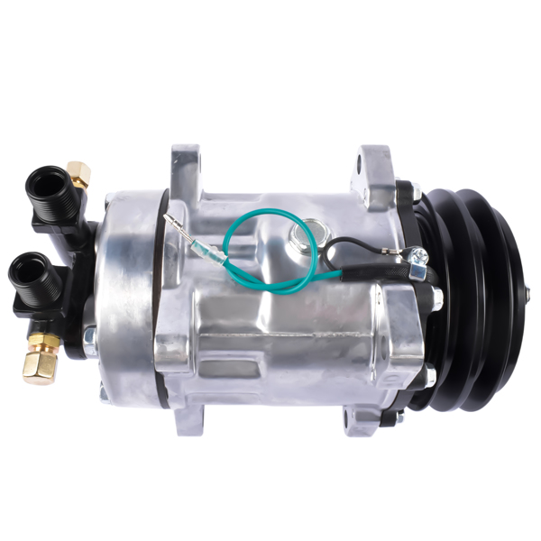 汽车空调压缩机 New Air Conditioning Compressor TM16 Shuttle Bus 12V with 2 Grooves Z0006398A-5