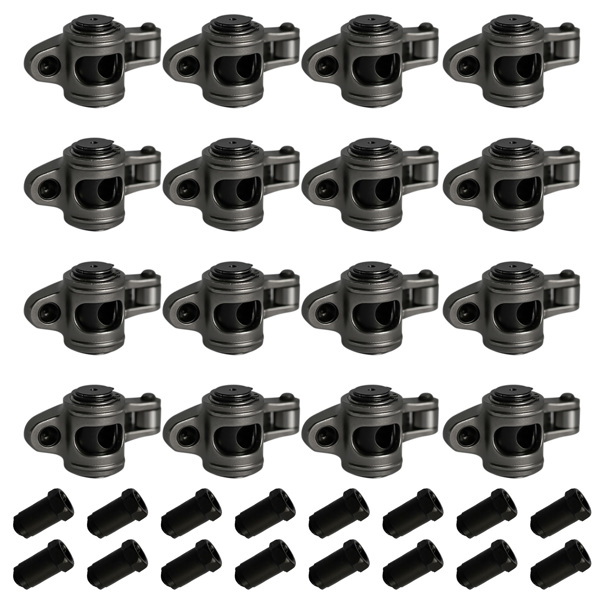 摇臂 1.6 Ratio 7/16" Full Roller Rocker Arms Kit for Chevy SBC 350 No Self-Aligning Stainless Steel Standard-7