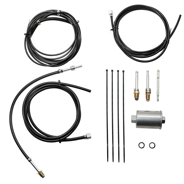 Gas Trucks Complete Nylon Fuel Line Kit for Chevy GMC C/K Trucks Gas Only 1988-1997 NFR0013-4