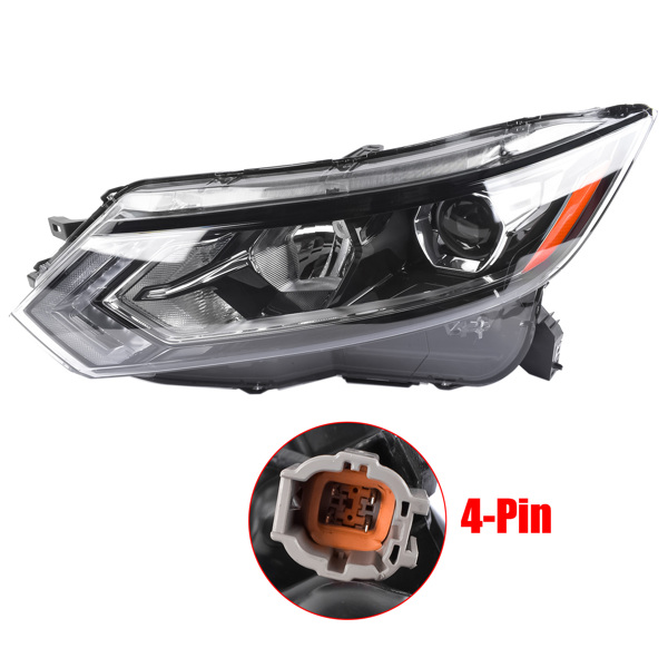 大灯 Halogen Headlight Assembly Driver Side Fits Nissan Rogue Sport SUV 2.0L 2020-2022 260606MR0A-1