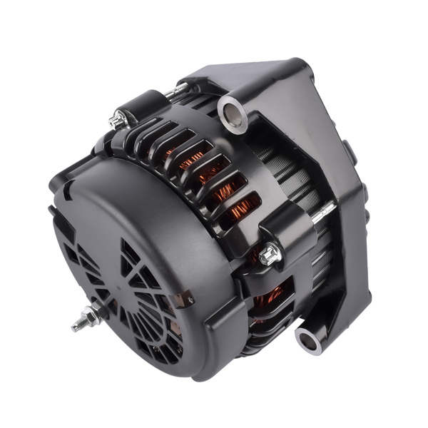 发电机 AD244 Style 220A Alternator Serpentine Black for GM LS Based Trucks Vans & SUV Applications 1999-2006 ES1024BK-8