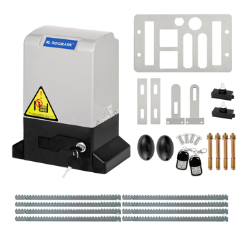 自动滑门开启器，带4个遥控器的APP控制，1814kg车道电动卷帘门，带遥控器的安全电机，适用于私人住宅（750瓦）