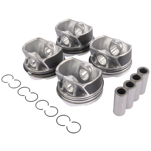 活塞环套装 Set of 4 Pistons + Rings Φ84mm / Φ22mm 11257640168 for BMW 320i 420i 420i 2.0 N20B20 11257618814 11258606461 -8