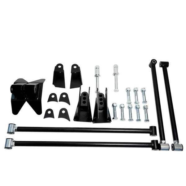 悬架四连杆套件 Rear Suspension Four 4 Link Kit For Chevy C10 Suburban GMC C1500 K1500 1980-1987-3