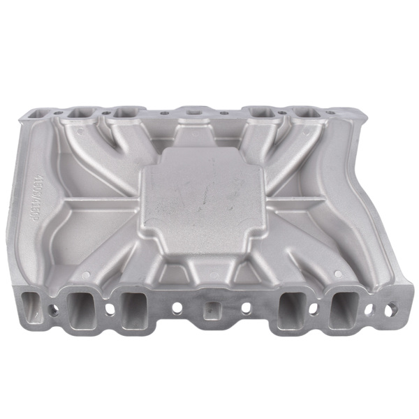 进气歧管 Single Plane Silver Aluminum LowRise Intake Manifold for Oldsmobile 400 425 455 R4150-2