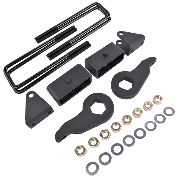 升降套件 3" Front 2" Rear Leveling Lift Kit for Chevrolet Silverado GMC Sierra 2500HD 3500HD 2001-2010 8 Lug Models Only-1