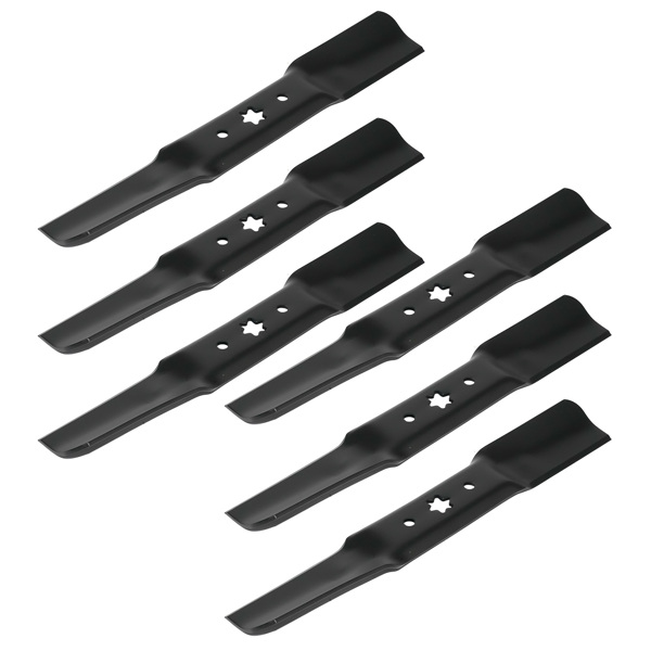 割草机配件（刀片） 6 Pack Repl Cub Cadet Mower Blades 742-05052 942-05052 For 50" Lawn Tractor and RZT Mowers Cub Cadet 942-05052A 742-05052A RZT L50 S50 XT1 LT50 GT50 50" Deck-2