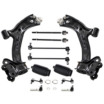 控制臂 12pc Control Arm Suspension Kit with Ball Joint Tie Rod Set for Honda CR-V 07-11