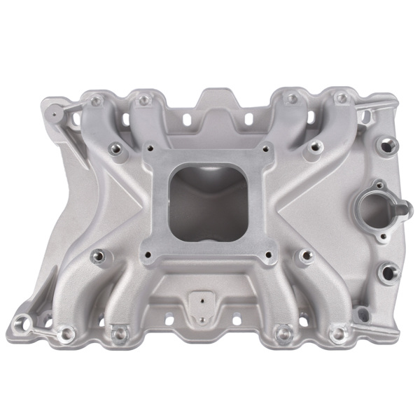 进气歧管 Single Plane Silver Aluminum LowRise Intake Manifold for Oldsmobile 400 425 455 R4150-1