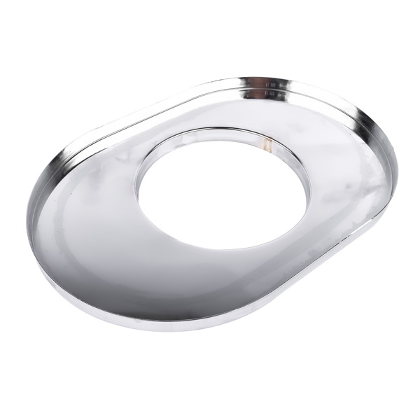 空气滤清器 12" Oval Super Flow Thru Air Cleaner Washable for SBC Chevy Ford 5-1/8 Carb Neck 4 Barrel-6
