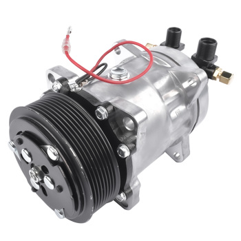 空调压缩机 AC Compressor with Clutch Replacement for TM16 TM-16 8 Groove, 12 Volt, Aluminum 103-56120, 488-46120