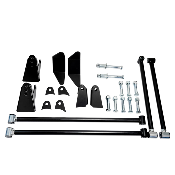 悬架四连杆套件 Rear Suspension Four 4 Link Kit For Chevy C10 Suburban GMC C1500 K1500 1980-1987-4