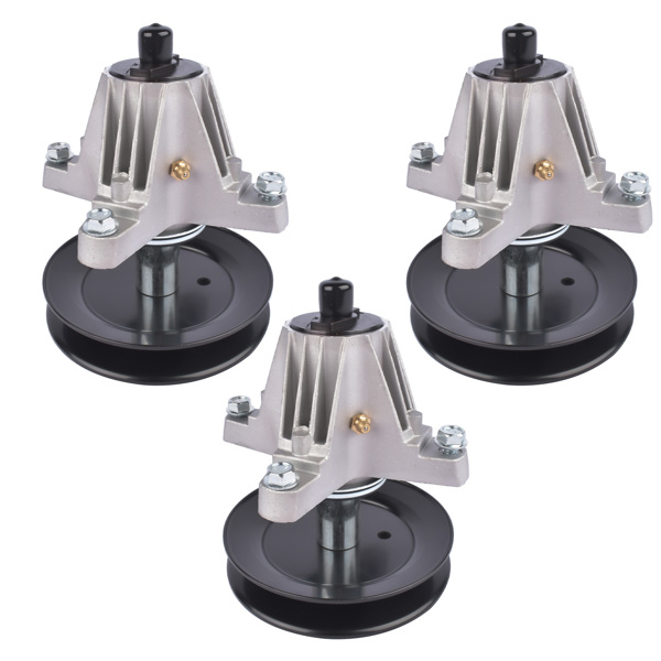 割草机配件刀架 3Pcs Spindle Assy for Cub Cadet ZT1-54 Columbia LT-36G Craftsman T85 T100 Z5800-1