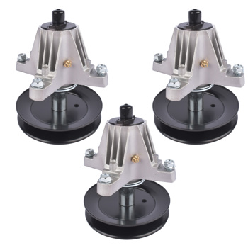  割草机配件刀架 3Pcs Spindle Assy for Cub Cadet ZT1-54 Columbia LT-36G Craftsman T85 T100 Z5800