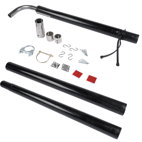 发电机排气系统 44461 RV Generator Exhaust Extension Kit, RV Generator Exhaust Venting System for Generac, Cummins, Honda, Yamaha and other RV Generators-3