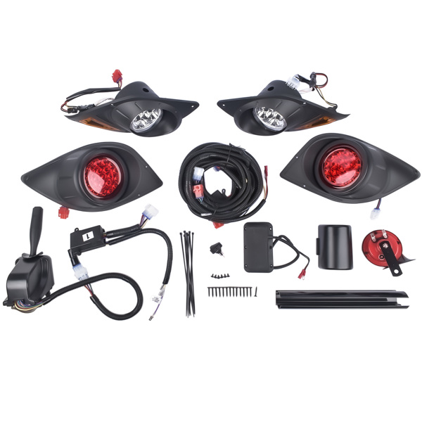 大灯和转向灯套件 Golf Cart LED Light Kit for 2007-up Yamaha G29 Gas and Turn Signal Horn Brake 12V-1