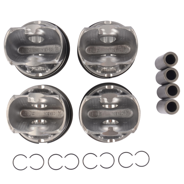 活塞环套装 Set of 4 Pistons + Rings Φ84mm / Φ22mm 11257640168 for BMW 320i 420i 420i 2.0 N20B20 11257618814 11258606461 -9
