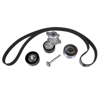 正时皮带套装 Serpentine Belt + Tensioner Pulley Kit for Nissan Altima Murano Maxima 3.5L V6 2007-2014 11925-JA100 11925-JA11A 11720-JA10B