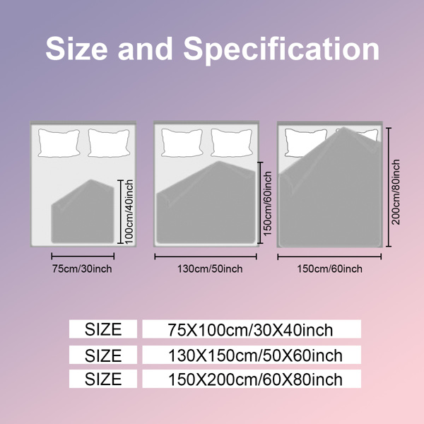 法兰绒毛毯长睫毛  150*200cm-5