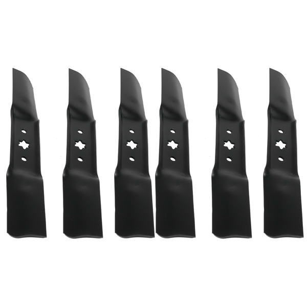 割草机配件（刀片） 6 Pack Repl Cub Cadet Mower Blades 742-05052 942-05052 For 50" Lawn Tractor and RZT Mowers Cub Cadet 942-05052A 742-05052A RZT L50 S50 XT1 LT50 GT50 50" Deck-5