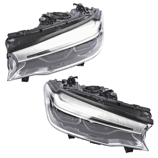 前大灯外壳 Pair Adaptive LED Headlight for 2017 2018 2019 2020 BMW 5 Series M5 F90 G30 Left LH #63117214965 63117214966-2