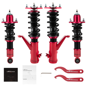 弹簧减震 MaXpeedingrods 24 Level Damper Coilovers Suspension Kit For Honda Civic 01-05 C2406240604