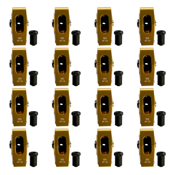 摇臂 Aluminum Self-aligning Roller Rockers Arms 1.5 Ratio For Chevy Small Block SBC Gen I 350 400-3
