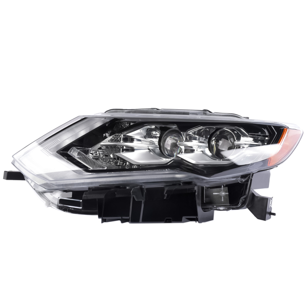 大灯 Front Left Side Headlamp Assembly with LED for Nissan Rogue 2.0L 2.5L l4 4-Door 2017-2020-4