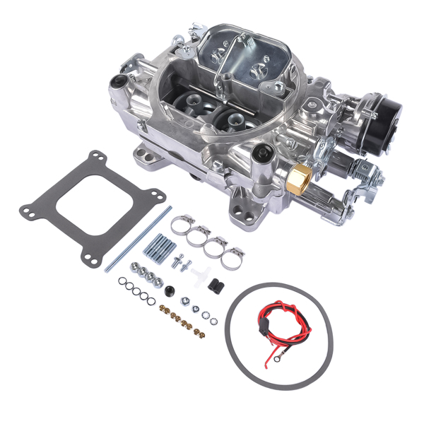 化油器 4 Barrel Carburetor For 1409 Electric Choke 600 CFM Chrysler 360 Marine Engine -2