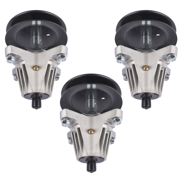  割草机配件刀架 3Pcs Spindle Assy for Cub Cadet ZT1-54 Columbia LT-36G Craftsman T85 T100 Z5800-6