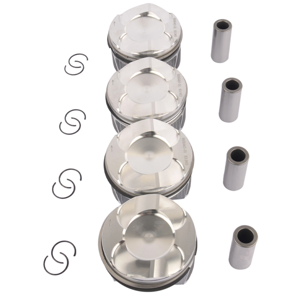 活塞环套装 Set of 4 Pistons + Rings Φ84mm / Φ22mm 11257640168 for BMW 320i 420i 420i 2.0 N20B20 11257618814 11258606461 -12