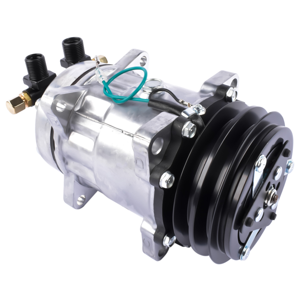 汽车空调压缩机 New Air Conditioning Compressor TM16 Shuttle Bus 12V with 2 Grooves Z0006398A-2