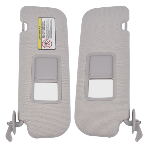 遮阳板套装 Set of 2 Sun Visor Left and Right Side Gray for Hyundai Veloster 1.6L l4 2012-2015-7