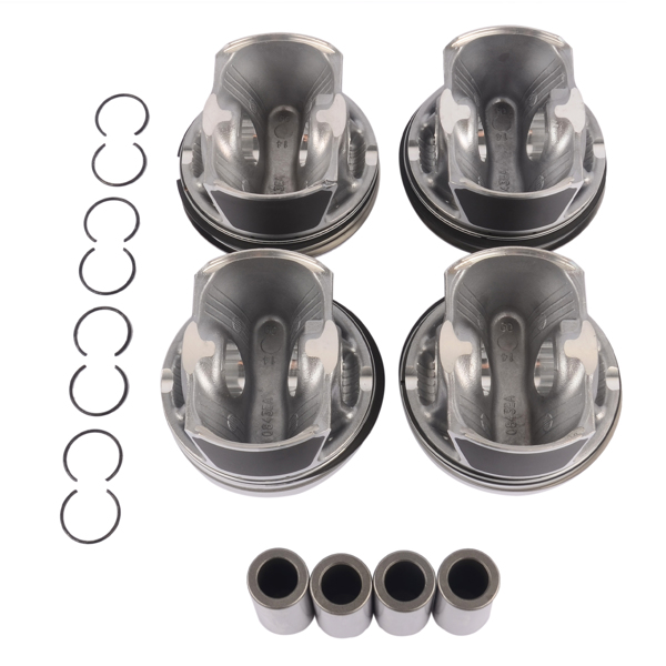 活塞环套装 Set of 4 Pistons + Rings Φ84mm / Φ22mm 11257640168 for BMW 320i 420i 420i 2.0 N20B20 11257618814 11258606461 -2