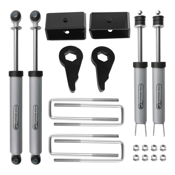 Adjustable 1"-3" Leveling Lift Kit for GMC Sierra Chevy Silverado 1500 4WD 99-06-1