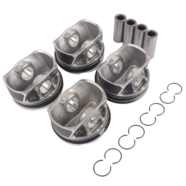 活塞环套装 Set of 4 Pistons + Rings Φ84mm / Φ22mm 11257640168 for BMW 320i 420i 420i 2.0 N20B20 11257618814 11258606461 -3