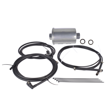 燃油管线套件 Supply Return & Vapor Nylon Fuel Lines Kit Tank To Mid for Chevy GMC C/K Classic 2500 3500 1998-2000 NFR0011 FL-GM22C-V