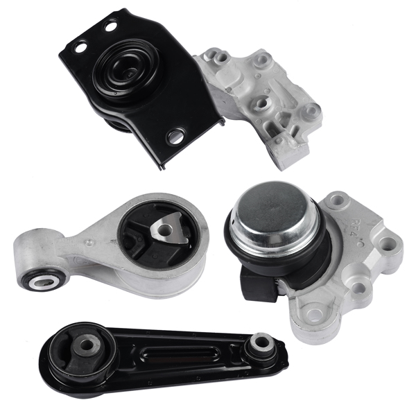 发动机支架 4PCS Engine Mount & Transmission Mount for Nissan Rogue 2.5L L4 FWD 2008-2015 EM-9452 EM-9453 EM-9856 EM-10092-1