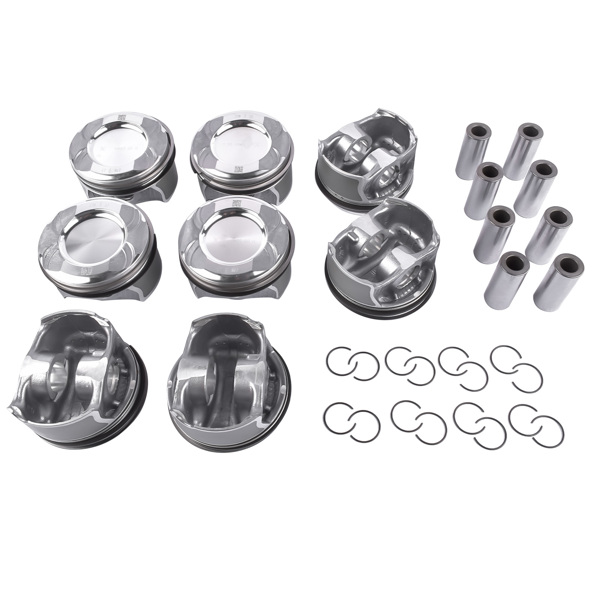 活塞 8Pcs Pistons Rings Set for Mercedes-Benz S550 E550 GL550 CLS550 CL550 ML550 4.6L 4.7L M278 Engine 2780301117 A2780301117-1