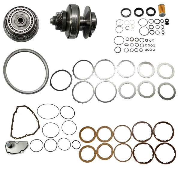  链缸修包套装 JF015E RE0F11A Transmission Master Rebuild Kit & Pulley Set with Belt for Nissan Sentra NV200-3