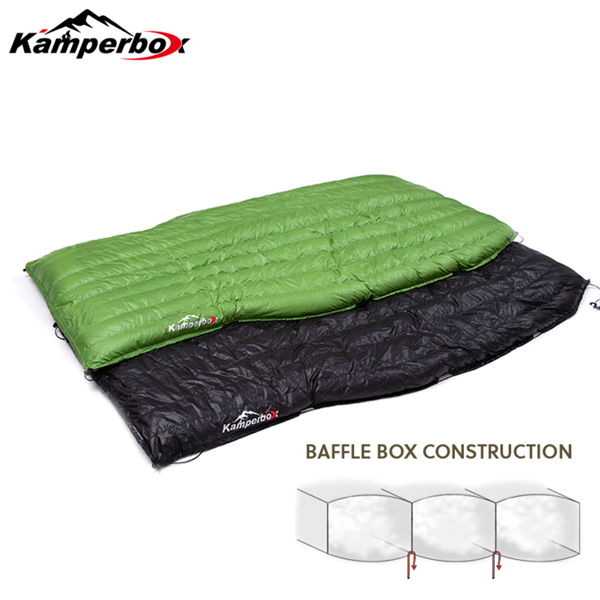 Kamperbox 户外睡袋吊床伴侣多用途睡袋混合填充吊床被子睡袋户外野营装备防水保暖-7