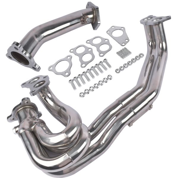 排气歧管 Stainless Exhaust manifold Header Kit for Subaru Impreza WRX / STI EJ205 EJ255 2002-2006-4